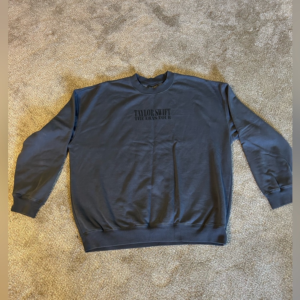 Taylor Swift ERAs tour sweatshirt from Foxborough concert.